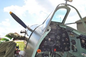 Cockpit of the Mk IIa Spitfire